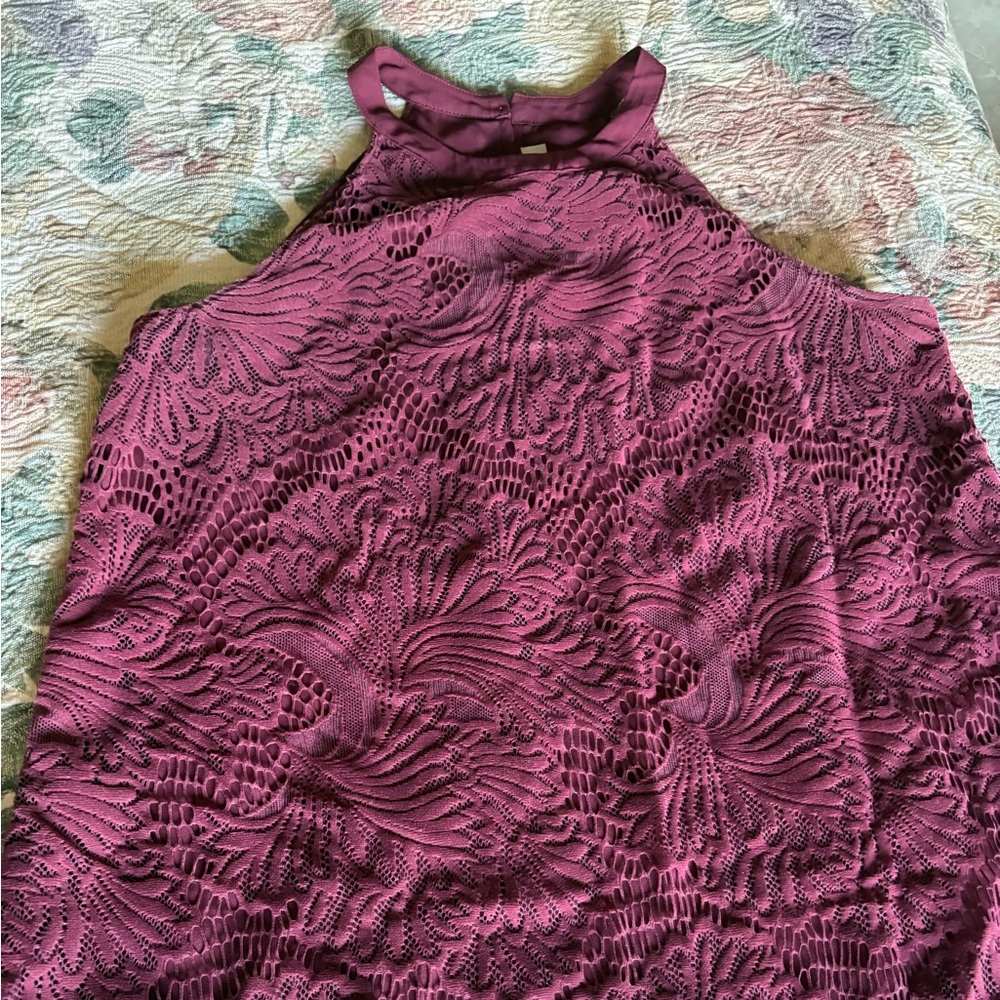 LOFT Rich Burgundy Blouse